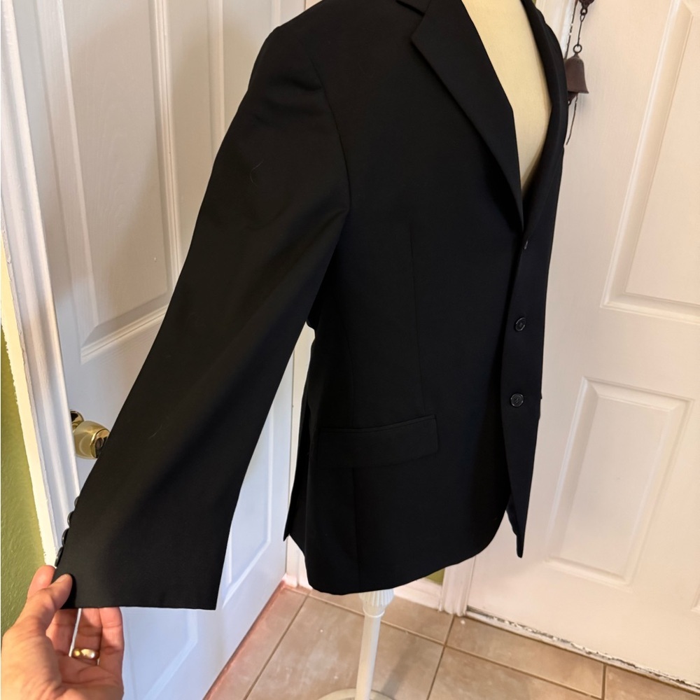 Joseph Abboud Classic Black Men's Blazer - Picture 4 of 9